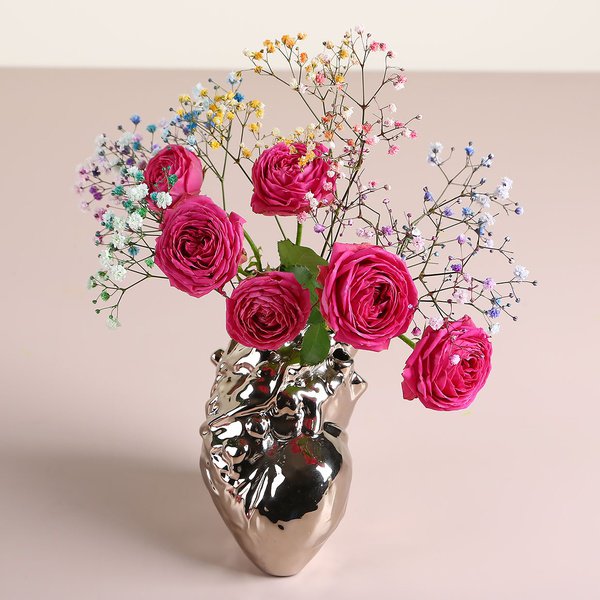 Collection of ceramic vases "Heart"