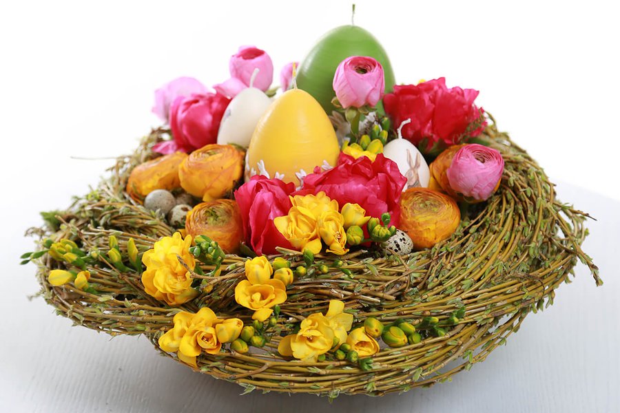 Easter collection of floristry and decor