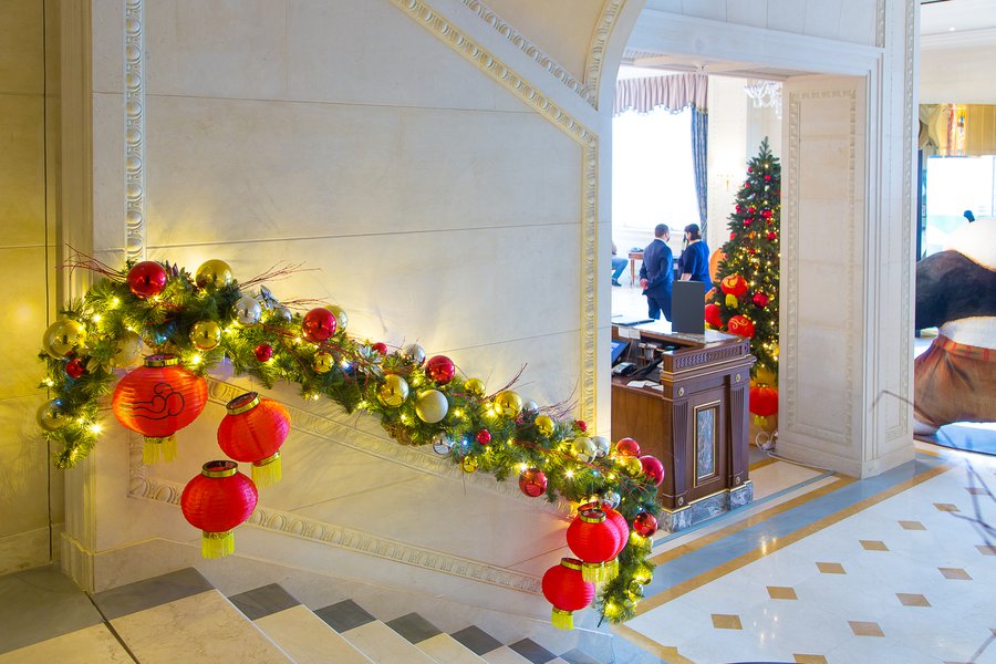 New Year's "Kung Fu Panda" for the Fairmont Grand Hotel
