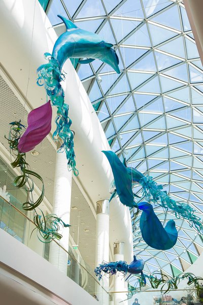 Summer decorations 2017 for the Ocean Plaza shopping mall
