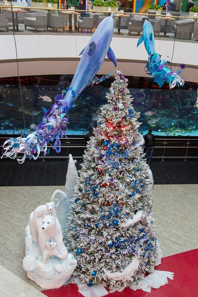Winter decorations 2017 for the Ocean Plaza shopping mall