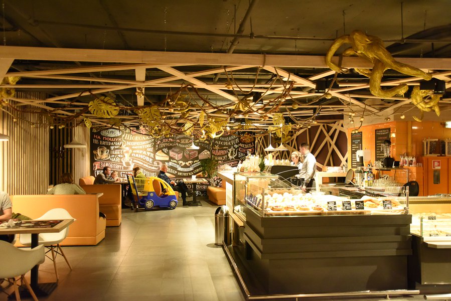 New Year Decoration for Silpo Store at Gulliver Shopping Mall 2016
