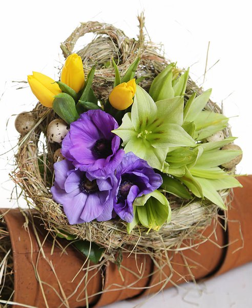 Easter collection of floristry and decor