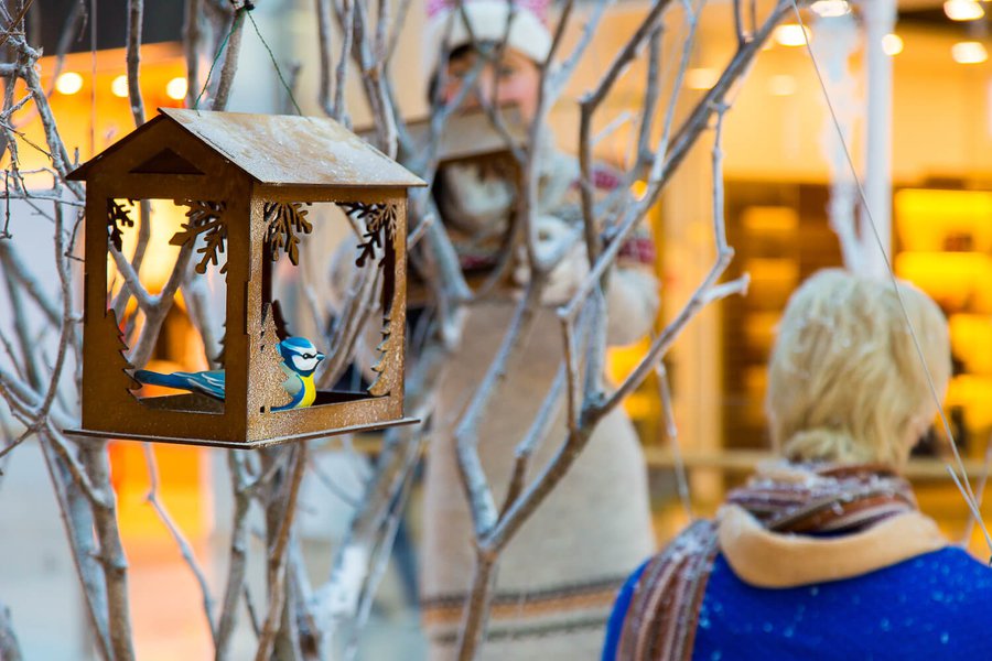Winter decorations 2016 for the Ocean Plaza shopping mall