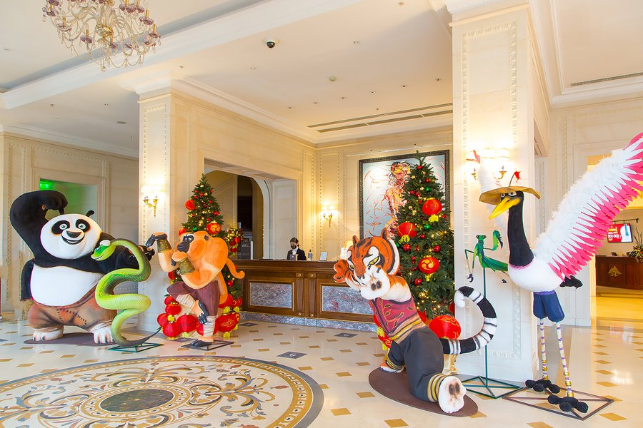 New Year's "Kung Fu Panda" for the Fairmont Grand Hotel