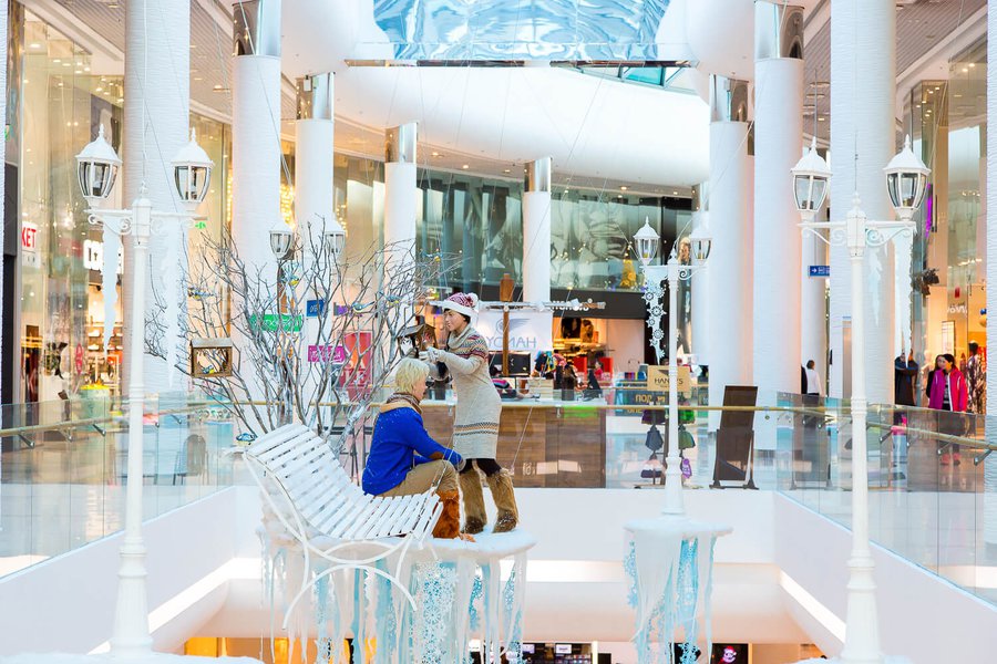 Winter decorations 2016 for the Ocean Plaza shopping mall