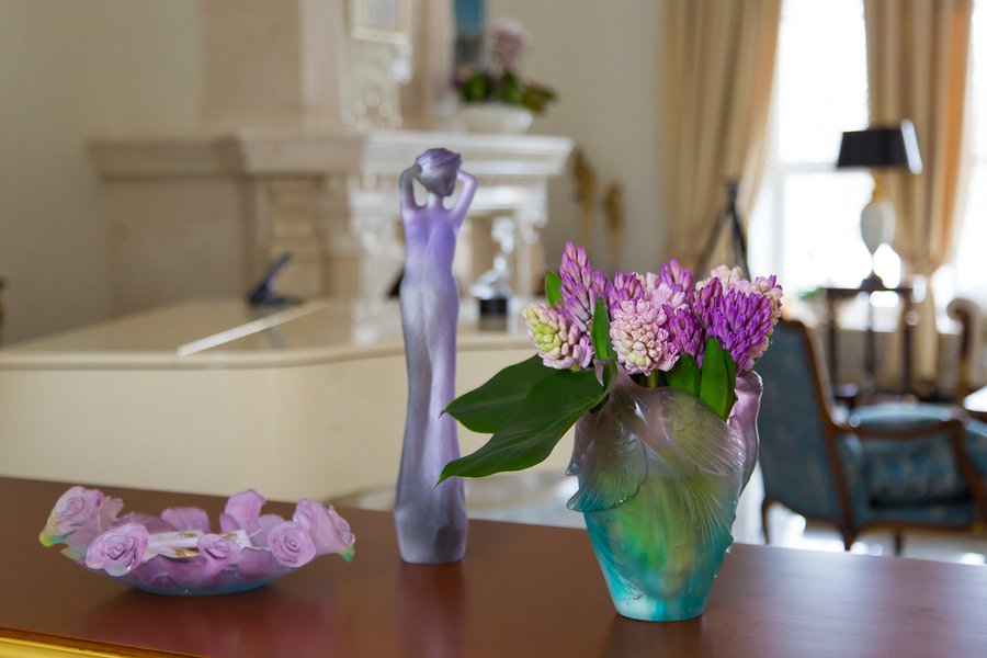 Spring flower decoration at home
