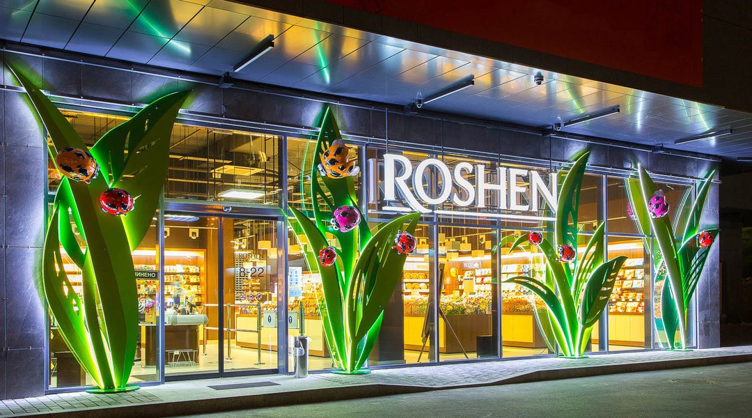 Вітрина «Ода літу» для магазина Roshen