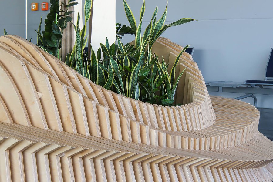 Landscaping at Boryspil airport