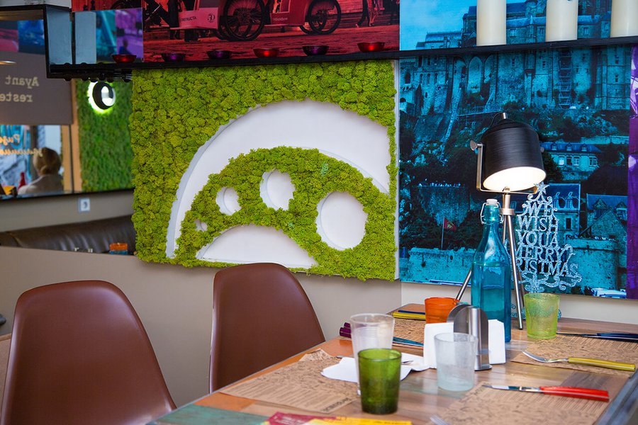 Organic-graffiti для ресторана Tres Branche