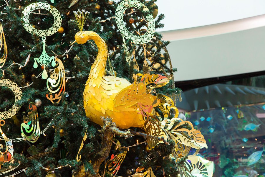 Winter decorations 2016 for the Ocean Plaza shopping mall