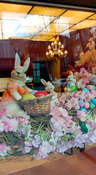 Easter window displays