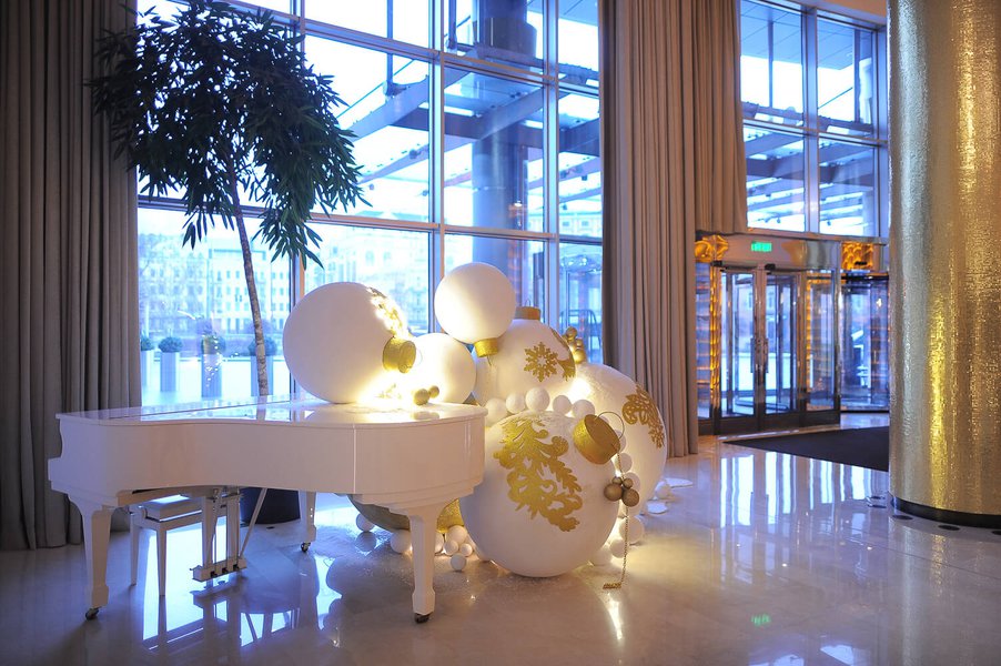 Новорічне оформлення готелю Hyatt Regency Kyiv 2015