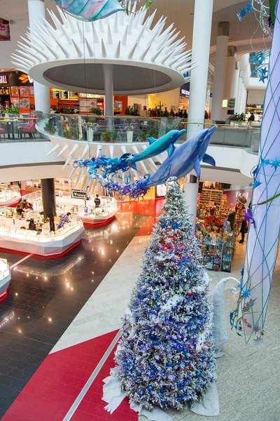 Winter decorations 2017 for the Ocean Plaza shopping mall