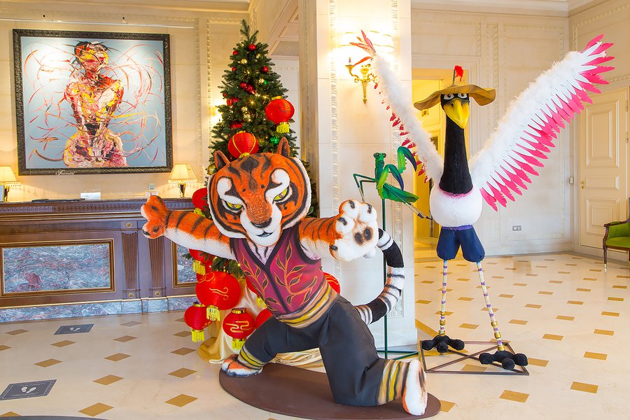 New Year's "Kung Fu Panda" for the Fairmont Grand Hotel