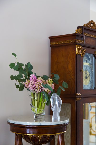 Spring flower decoration at home