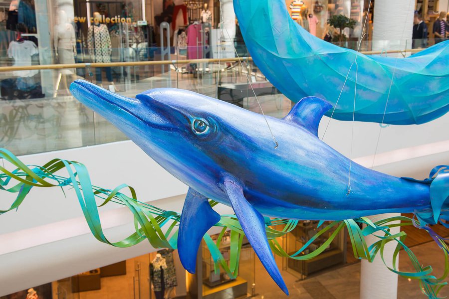 Summer decorations 2017 for the Ocean Plaza shopping mall