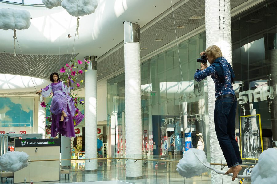 Summer decorations 2015 for the Ocean Plaza shopping mall