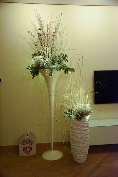Apartment Christmas decoration in the Scandinavian style