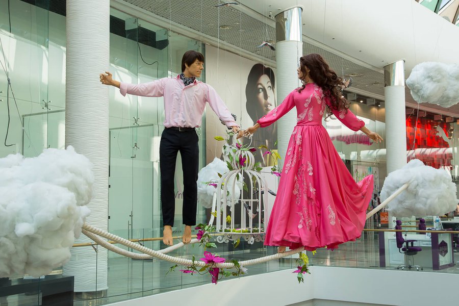 Summer decorations 2015 for the Ocean Plaza shopping mall