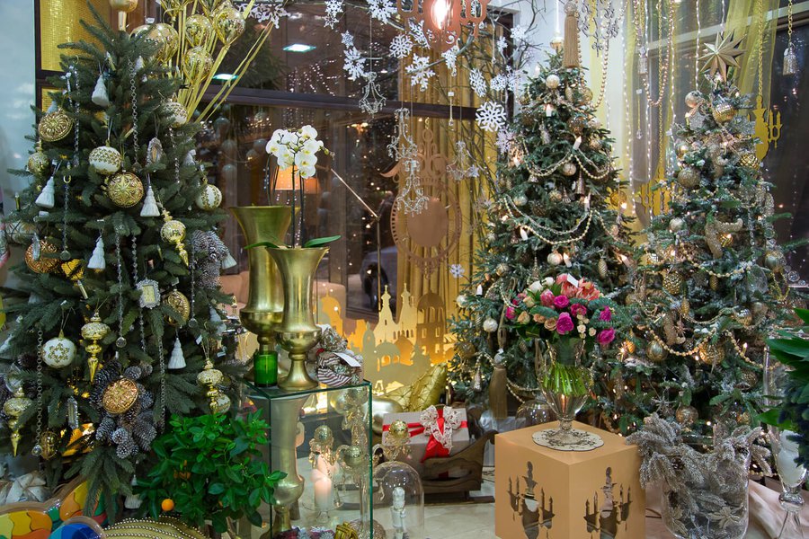 New Year Decoration for LoraShen Boutique at Hyatt Regency Kyiv 2015