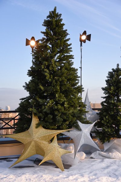 Christmas decoration of the "Snidanok z 1+1"