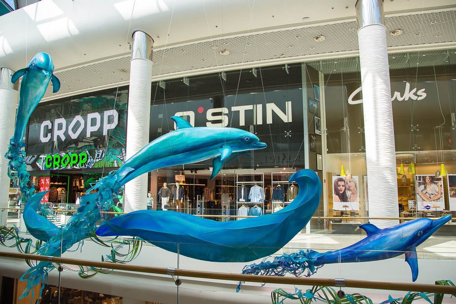 Summer decorations 2017 for the Ocean Plaza shopping mall