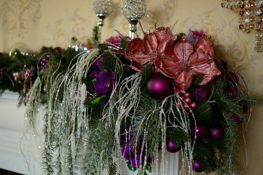 New Year's fantasy in fuchsia
