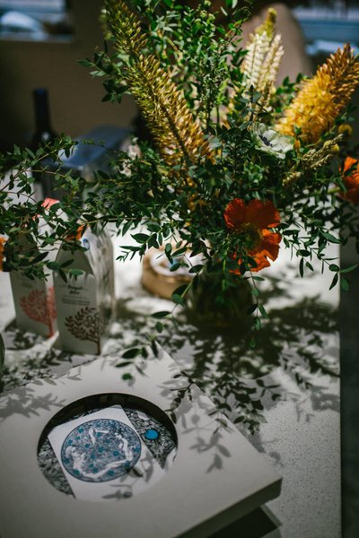 Портфолио: Ukrainian ethnic floral arrangement, but in the modern way