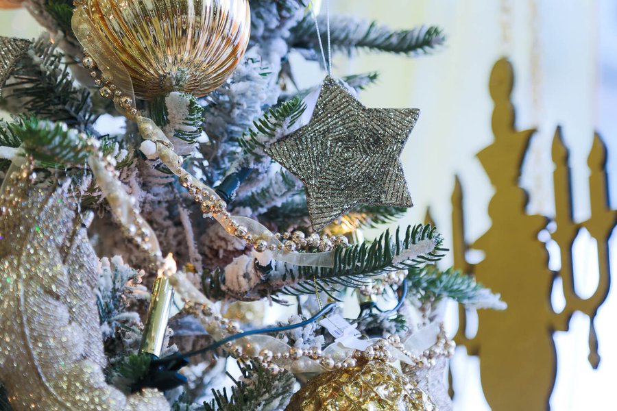 New Year Decoration for LoraShen Boutique at Hyatt Regency Kyiv 2015