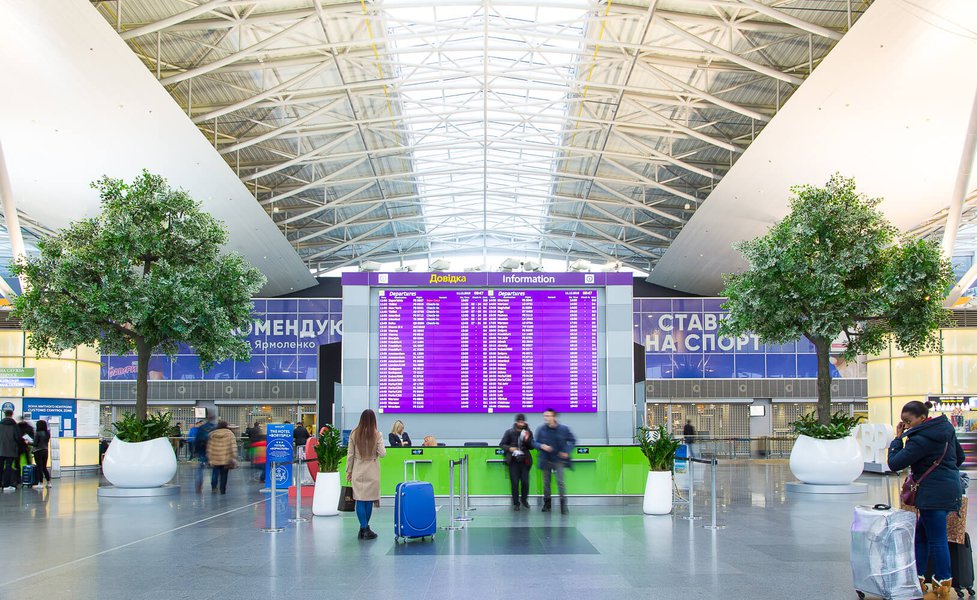 Landscaping at "Boryspil" airport
