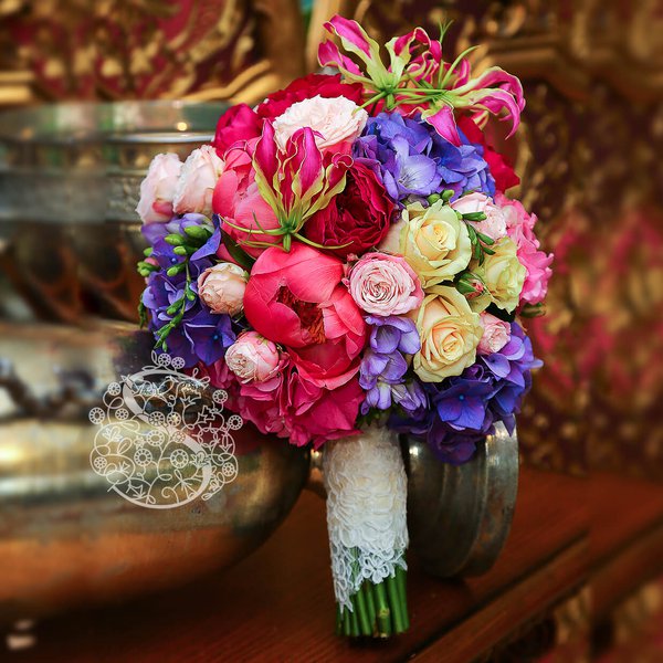 Collection of wedding bouquets