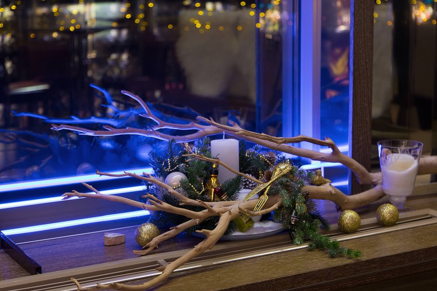 Новорічне оформлення готелю Hyatt Regency Kyiv 2014