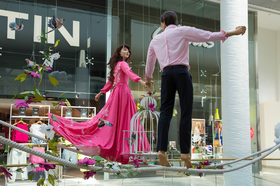 Summer decorations 2015 for the Ocean Plaza shopping mall