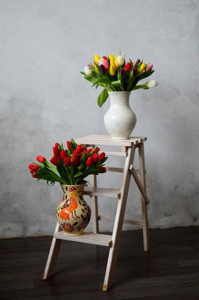 Collection of vases "Mary's Garden: based on the paintings of Maria Prymachenko