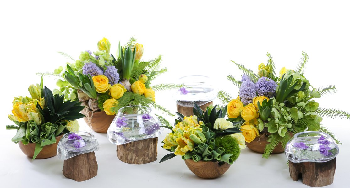 Collection of interior bouquets