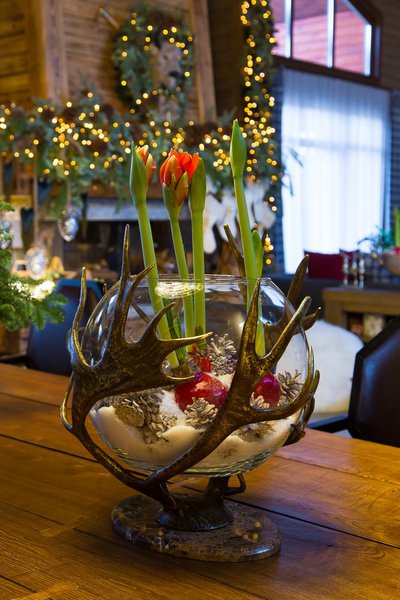 Private decoration in the "House in the mountains" style