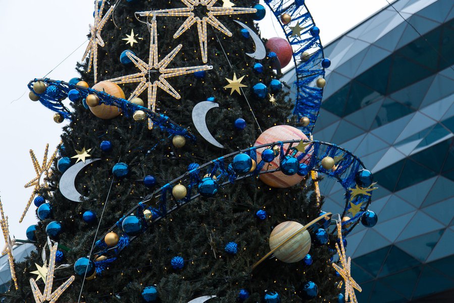 Winter decorations 2017 for the Ocean Plaza shopping mall