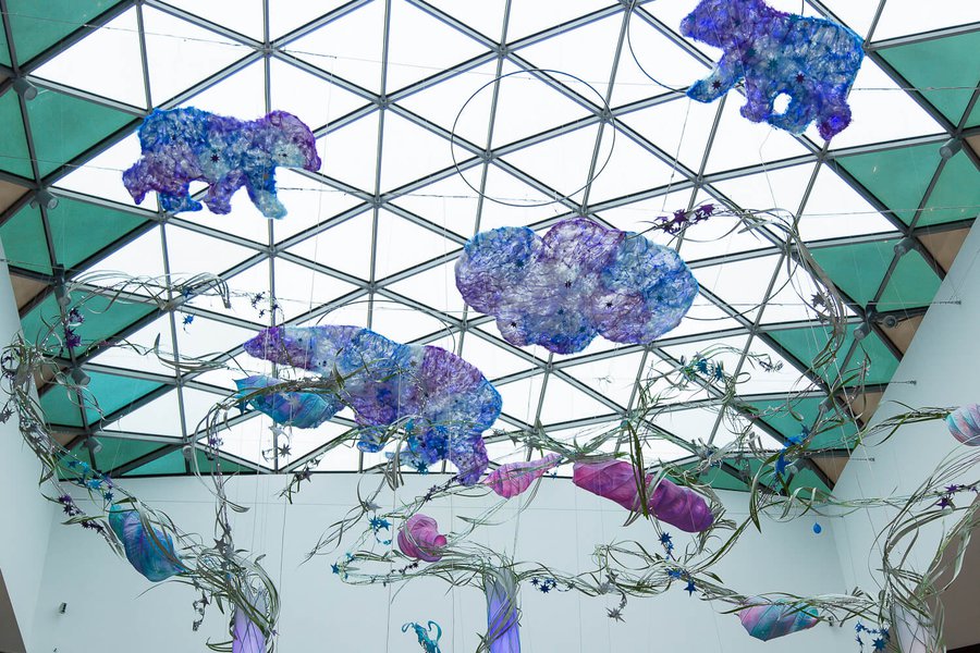 Winter decorations 2017 for the Ocean Plaza shopping mall