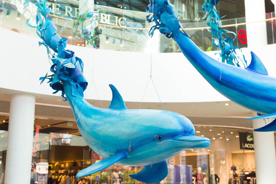 Summer decorations 2017 for the Ocean Plaza shopping mall