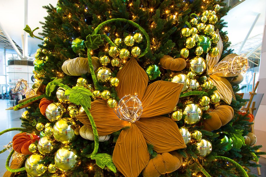 Borispol Airport New Year Decoration