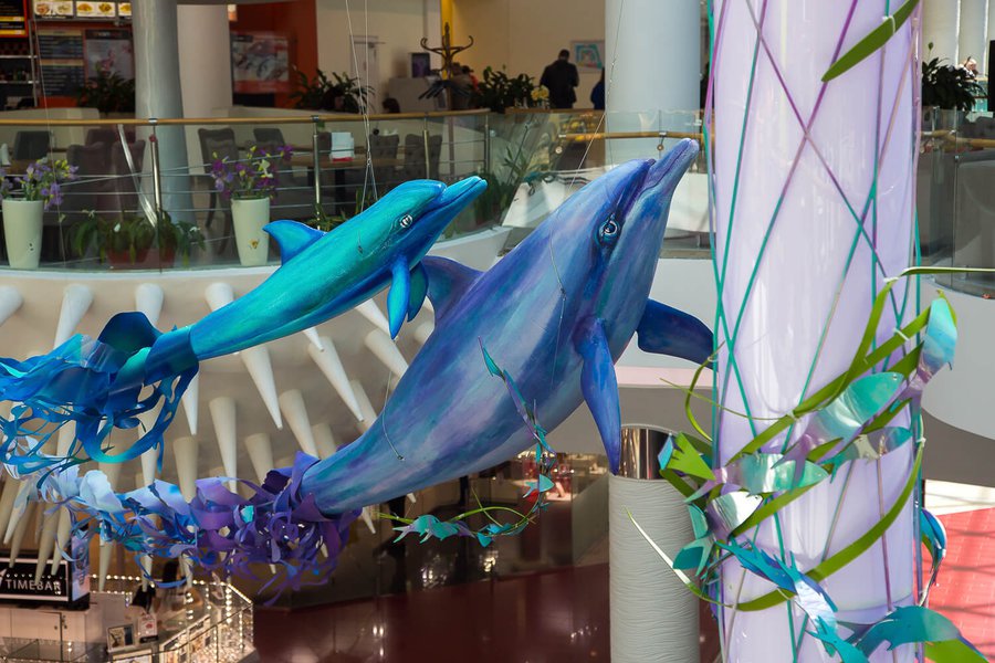 Summer decorations 2017 for the Ocean Plaza shopping mall
