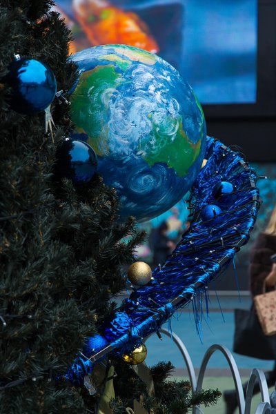 Winter decorations 2017 for the Ocean Plaza shopping mall