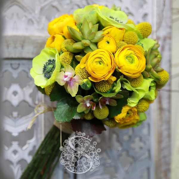 Collection of wedding bouquets