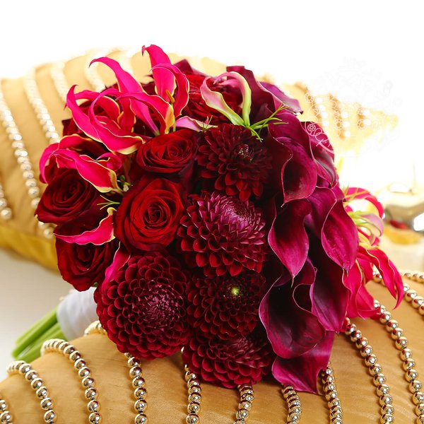 Collection of wedding bouquets