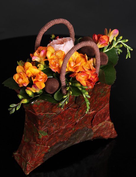 Handbags of flowers