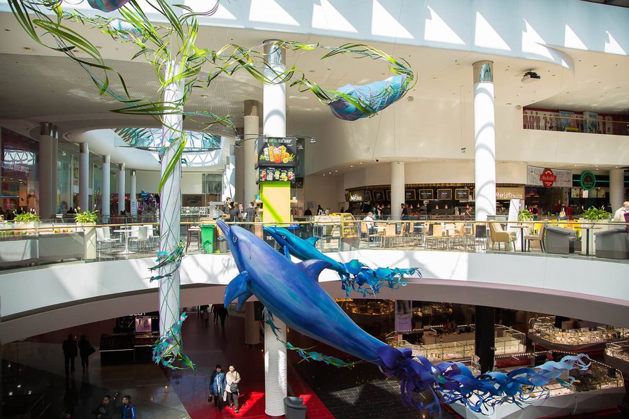 Summer decorations 2017 for the Ocean Plaza shopping mall