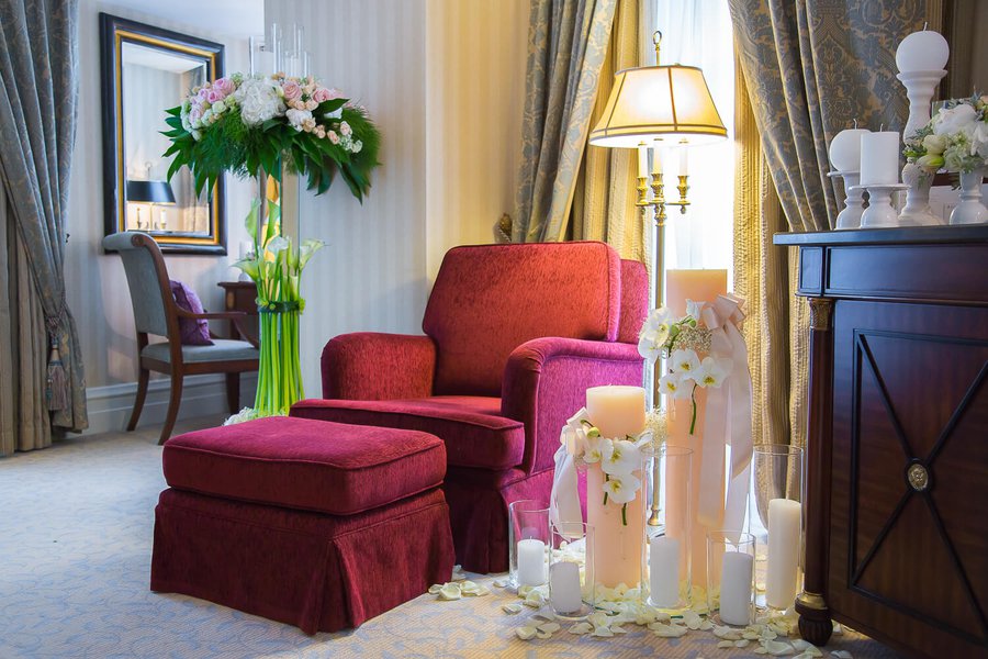 Romantic night at a hotel