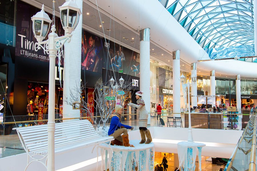 Winter decorations 2016 for the Ocean Plaza shopping mall