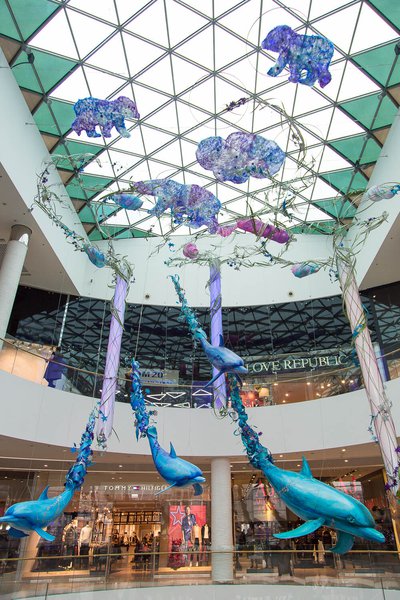 Winter decorations 2017 for the Ocean Plaza shopping mall